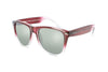 Courage fashion trendy polarized sunglasses red clear fade Red / Clear Fade