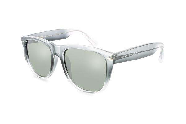 Courage fashion trendy polarized sunglasses grey clear fade Grey / Clear Fade