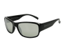 Stylish WRATH sunglasses with a black frame, handmade lenses, and slip-resistant nose inserts, ideal for UV protection.