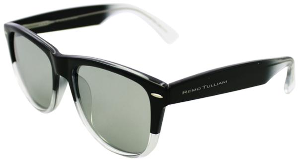 Black to clear fade frame with mirrored lenses