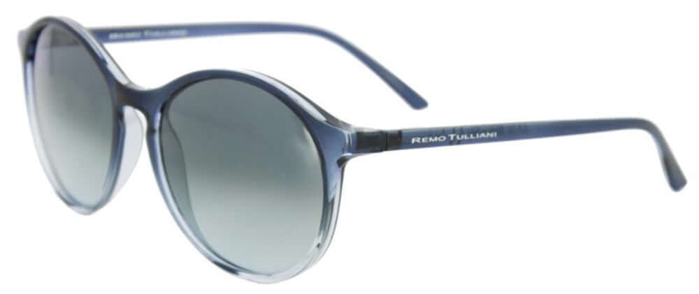 NEW REMO TULLIANI joy sunglasses in sapphire tortoise/mirror lens Remo Tulliani Joy Sunglasses In Sapphire Fade/ash Lens  main image 3