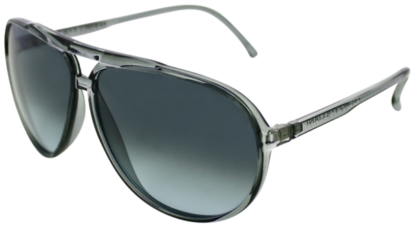 clear grey aviator frames with grey ash lenses