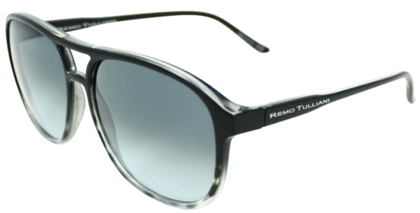 Handcrafted sunglasses featuring substantial Grilamid frame and shatter-resistant lenses for UV protection.
