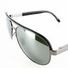 Spite sunglasses featuring aviator style lenses, sturdy monel frames, and hypoallergenic materials, made in Italy.