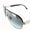 Spite sunglasses featuring sturdy monel frames, aviator style, shatter-resistant lenses, and hydrophilic nose pads.