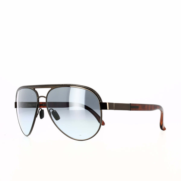 SPITE sunglasses with sturdy monel frames, grilamid arms, aviator style lenses, and hydrophilic nose pads.