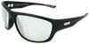 Wrath sunglasses with black Grilamid frame, shatter-resistant lenses, up to 98% UV protection, handcrafted in Italy.